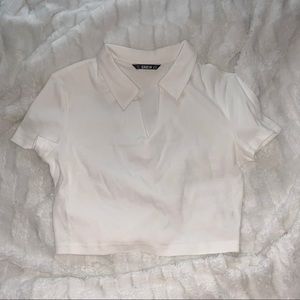 SHEIN WHOTE CROP TOP